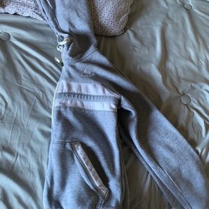 Grey Nike zip-up jacket